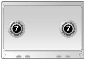 SMEG SE70SEB-1 - Réglage du minimum pour gaz butane-propane - 2