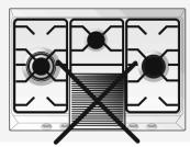 SMEG SE70SEB-1 - Conseils pratiques pour l'utilisation des brûleurs - 3