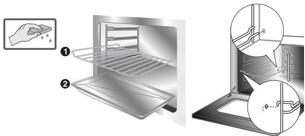 SMEG SE985X-7 - Nettoyage du four (sans panneaux autonettoyants) - 2