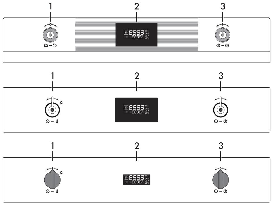SMEG SFP480X - Ohjauspaneeli - 1