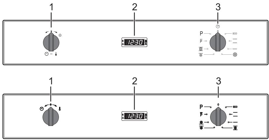 SMEG SFP480X - Panneau de commandes - 1