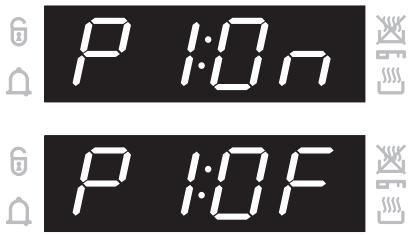 SMEG SFP480X - Menu secondaire - 1
