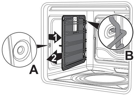 SMEG SFP482X - Retirada de los paneles autolimpiantes y de los bastidores de soporte para rejillas/bandejas (solo en algunos modelos) - 1