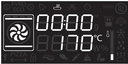 PYRO ECO 00:00 8:00 W% START PIZZA