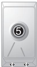 SMEG SRV864AGH - Disposition des brûleurs sur le plan de cuisson - 1