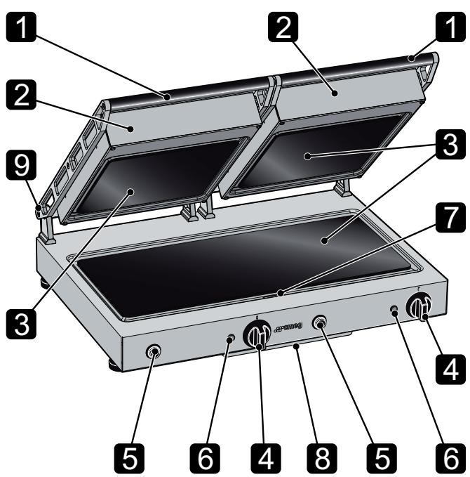 SMEG PV2L - Familiarisez-vous avec votre appareil - 3
