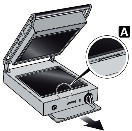 SMEG PV2L - Nettoyage du bac de réception des graisses - 1