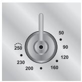 SMEG AP9X - MANETTE DU THERMOSTAT - 1