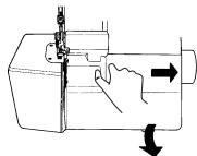 TOYOTA SL3487 - Apertura del Panel Frontal y de la Tapa Lateral - 1