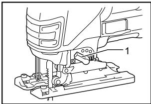 MAKITA 4351CT - Sélection du mouvement de coupe - 1