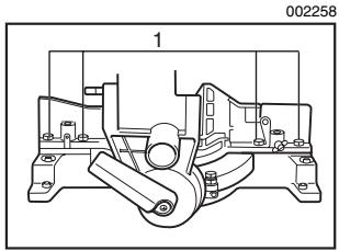 MAKITA LS1040 - Adjusting the cutting angle - 1