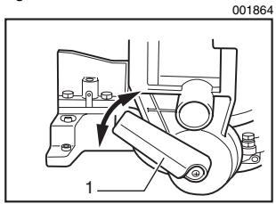 MAKITA LS1040 - Réglage de l'angle de coupe en biseau - 1