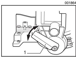 MAKITA LS1040 - Adjusting the bevel angle - 1