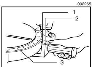 MAKITA LS1440 - Adjusting the cutting angle - 3