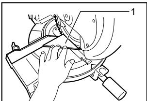 MAKITA MLS100 - Adjusting the cutting angle - 1