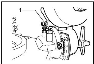 MAKITA MLS100 - Angle de coupe en biseau - 1