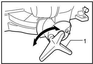 MAKITA MLS100 - Adjusting the bevel angle - 1