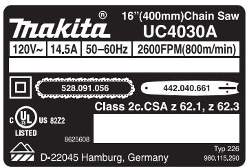 MAKITA UC4030A - iGUARDE ESTAS INSTRUCCIONES CUIDADOSAMENTE! - 1