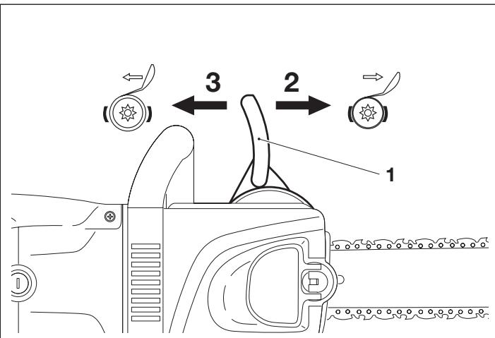 MAKITA UC4030A - Chain and run-out brake maintenance - 1