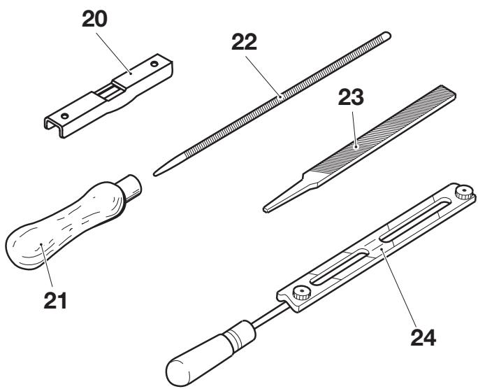 MAKITA UC4030A - Accessories (not included in the delivery inventory) - 1