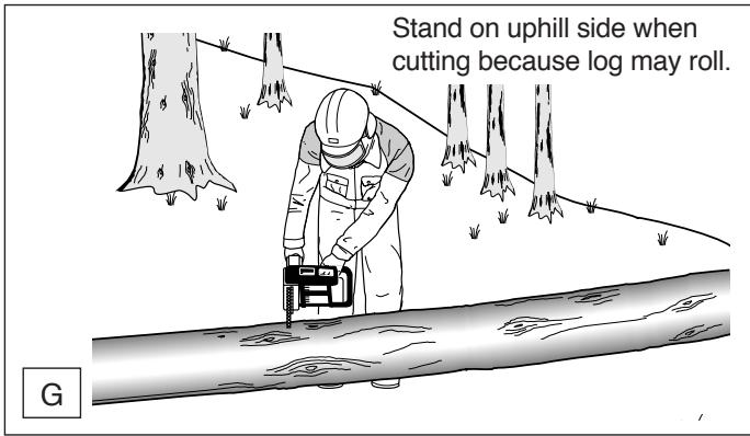 MAKITA UC4030A - Bucking a log - 3
