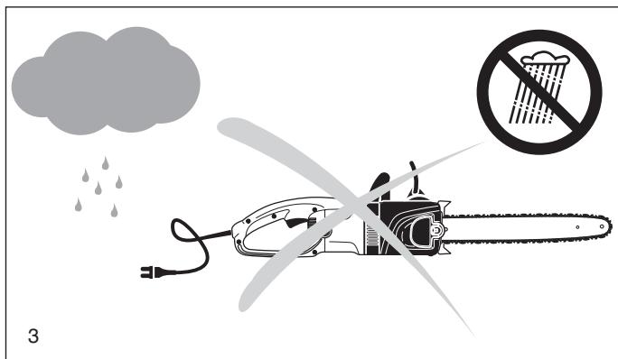 MAKITA UC4030A - - Mantenga la motosierra cuidadosamente - 3