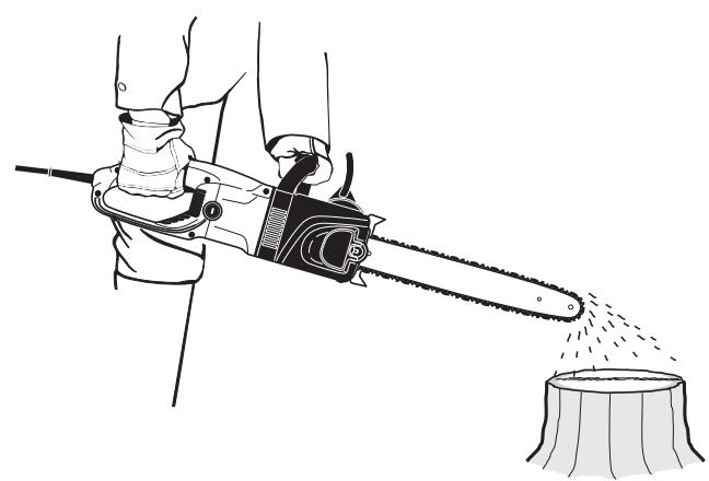 MAKITA UC4030A - Testing the run-out brake - 4