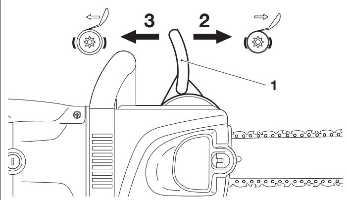 MAKITA UC4030A - Mantenimiento de los frenos de capena y de marcha en inercia - 1