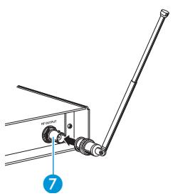 SENNHEISER AC 2 - Raccordement de l'antenne - 2
