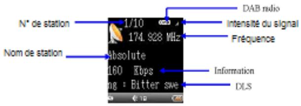 MPMAN MP40 - Mode radio FM - 1