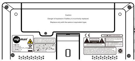 MPMAN TWIN700 - Batterie ricaricabili - 1