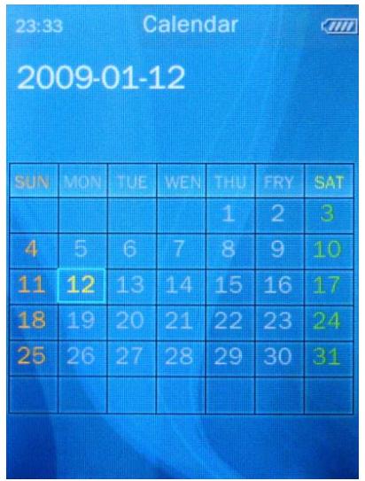 MPMAN MP244 - Calendrier - 1