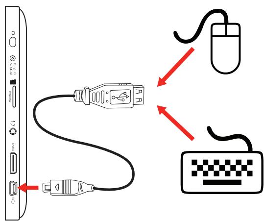 MPMAN MP726 - Connecting a Keyboard - 1