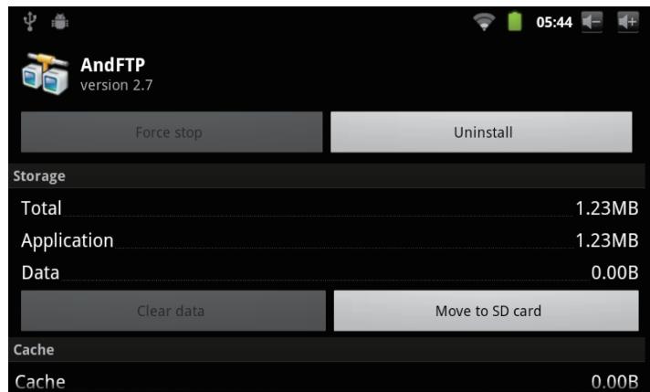 MPMAN MP726 - To uninstall an application: - 2