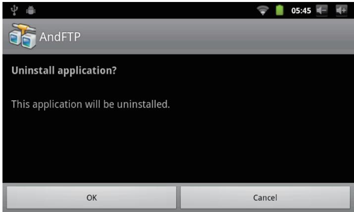 MPMAN MP726 - Pour désinstaller une application : - 3