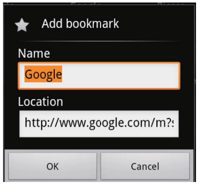 MPMAN MP726 - To bookmark a webpage. - 4