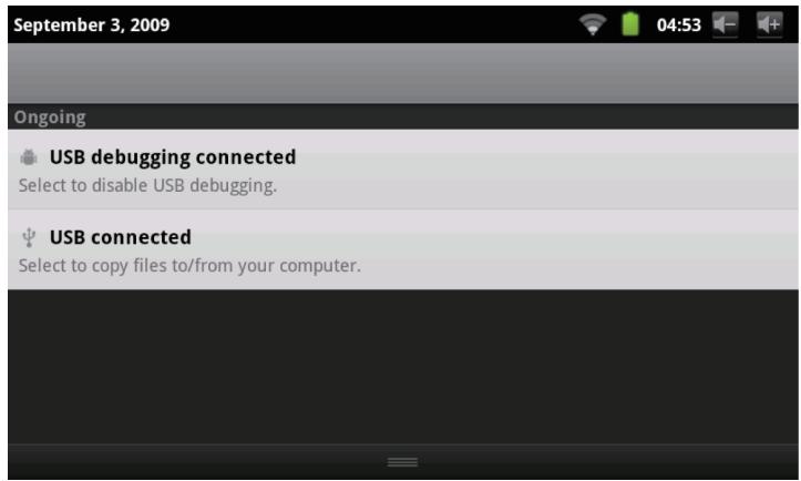 MPMAN MP726 - Connect your tablet to the computer. - 1