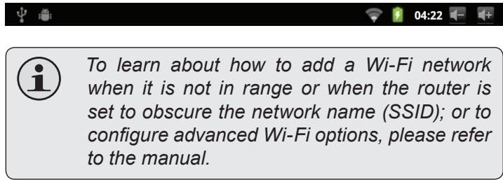 MPMAN MP726 - Select an available Wi-Fi network to connect to: - 2