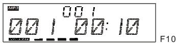 MPMAN XRM 34 - Spelen van de gehele flash disk - 1