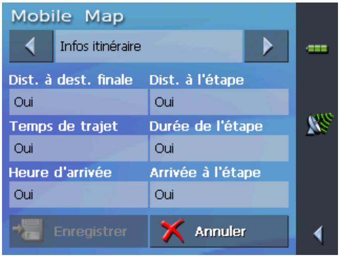CLARION MAP560 - Afficher des informations supplémentaires sur la carte - 3