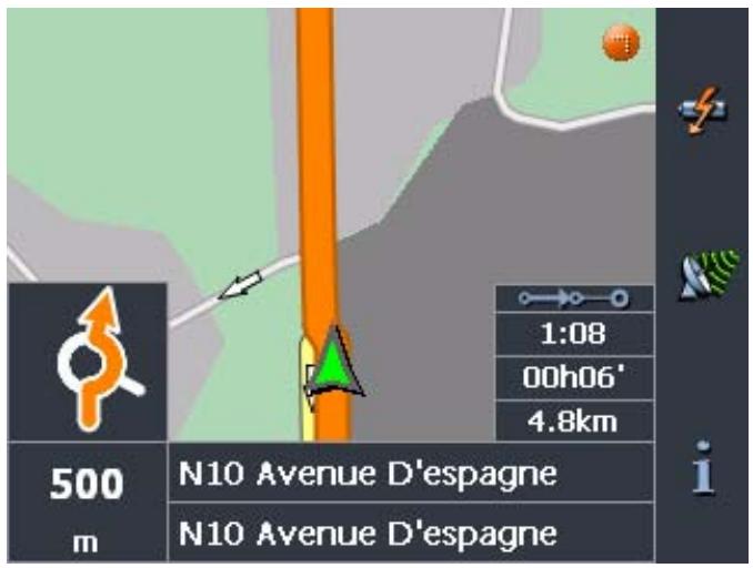 CLARION MAP560 - Détermine les options de route. - 3