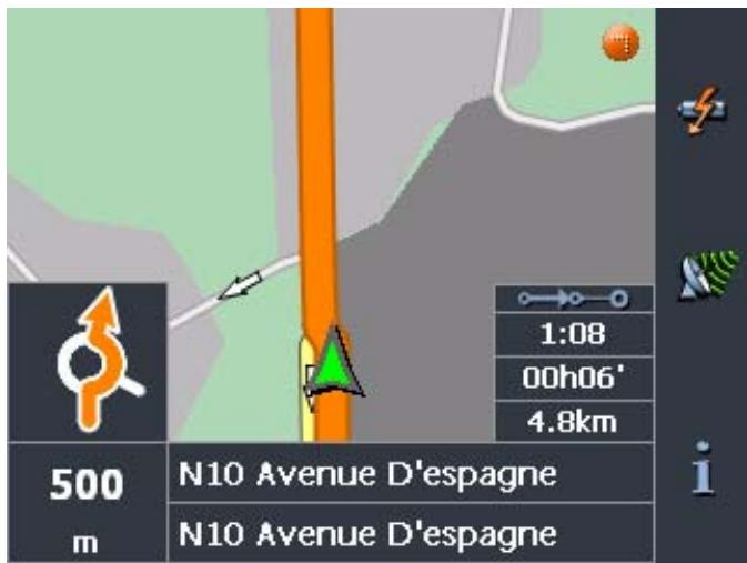 CLARION MAP560 - Mode standard - 1