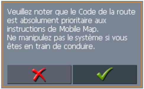 CLARION MAP560 - Démarrer mobile map - 1