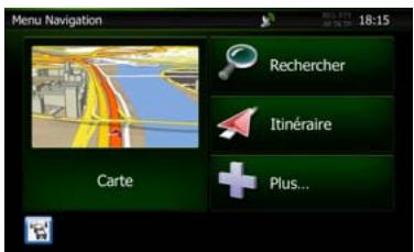 CLARION NP402E - Naviguer sur la carte - 1
