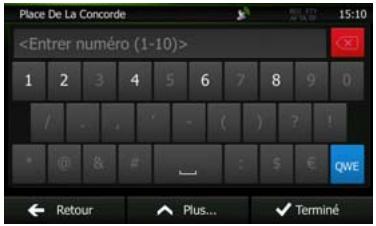 CLARION NP402E - Saisissez le numéro de l'habitation : - 4