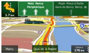 CLARION NP402E - Informations sur les voies et les panneaux - 2