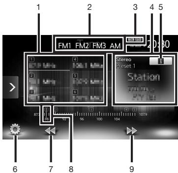 CLARION NX503E - Listening to the radio - 1