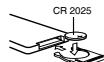CLARION M502 - Remplacement de la batterie au lithium de la télécommande. - 2