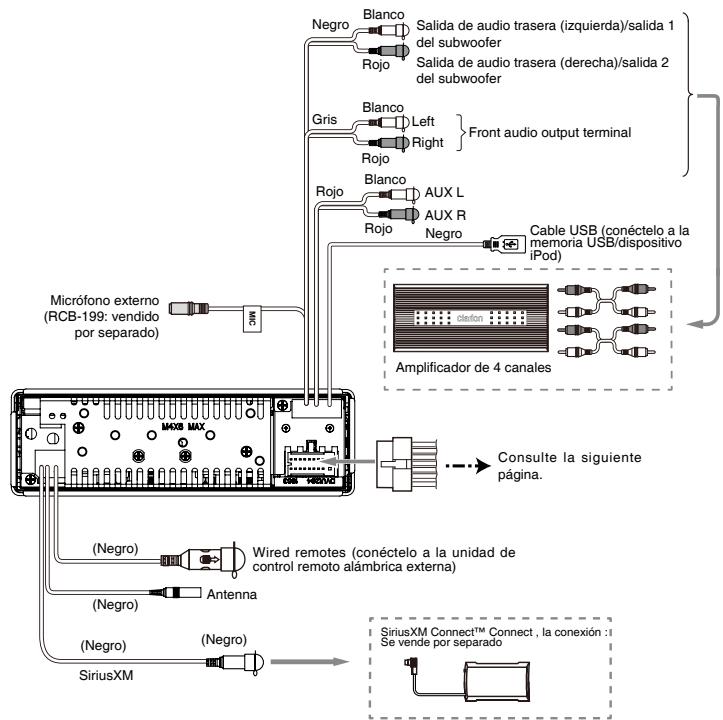CLARION M502 - 7) Cableado y conexiones - 1