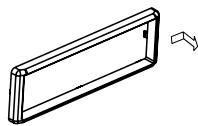 CLARION M502 - Disassemble trim ring - 1